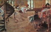 Edgar Degas The Rehearsal oil painting on canvas